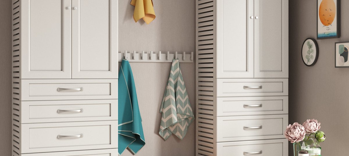 Closet Organizer & Wall Shelf Tower Accessories - John Louis Home